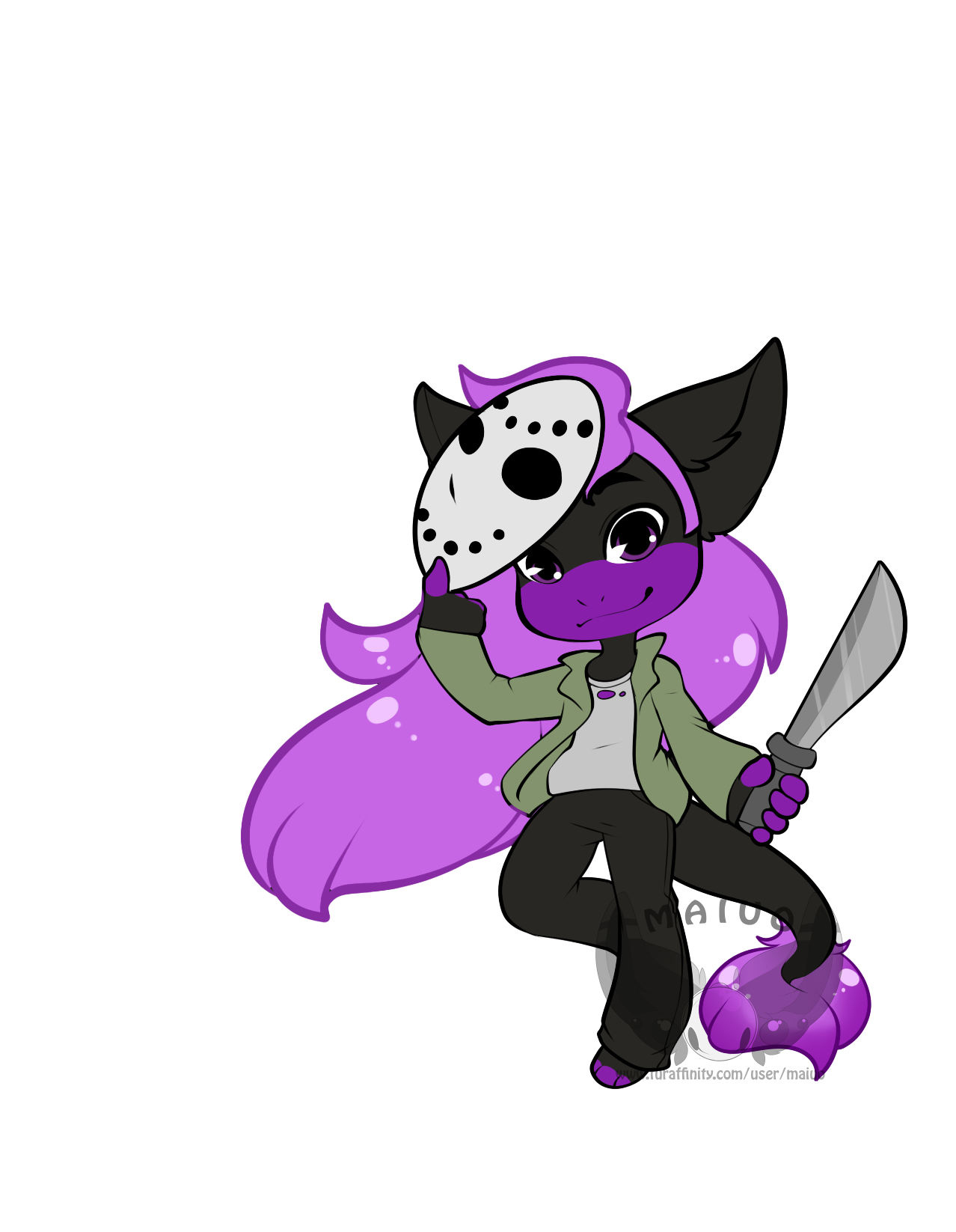 halloween chibi narcissus by FriskeyFurley