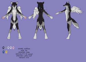 Wolfieee commission flats WIP by HikariShade