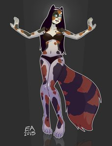 Calico Workin' It by dadward