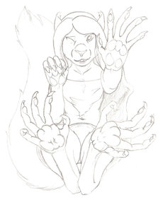 Squirrel Paws by Lafitte