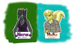 Anthrocon '16 Badges by nezali