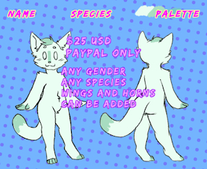 $25 Chibi Ref sheets by kreebird