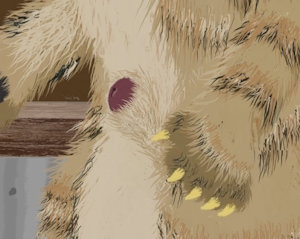 Sy Aardwolf's Penis Sticks Out [Page 4] by moyomongoose