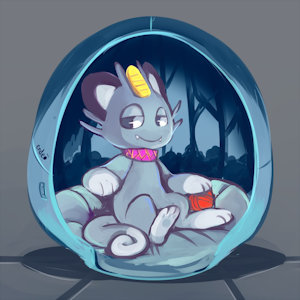alola meowth by Alost