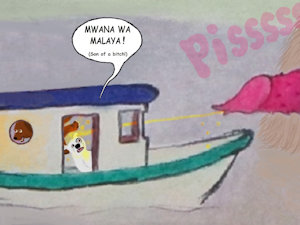 Cub in the Tub 2 - "Sea Serpen" Attacks Toy Boat [Page 11] by moyomongoose