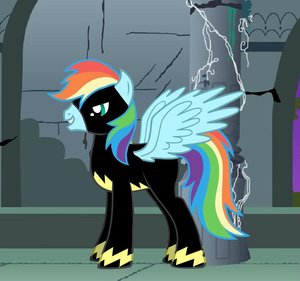 Rainbow Dash gone BAD  by Fleetpaw