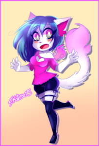 Kaylu the cat by Eskatesai