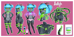 Reference - Xallyh Obihs by VermelhaTan