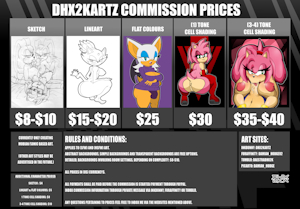 DHX2KARTZ COMMISSION PRICES by DHX2KArtz