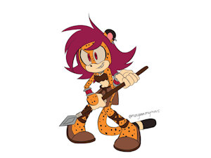 Nia the Cheetah by pestilentangels
