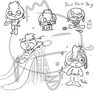 Random sketches by Polygon5