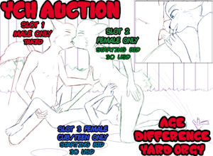 YCH AUCTION 3SOME YARD ORGY by cesar23