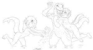 player in water by zooshi