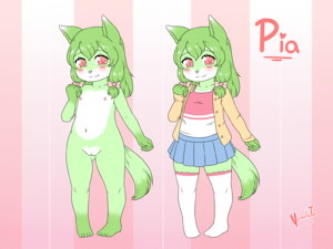Reference - Pia Yuzuki 2 by VermelhaTan