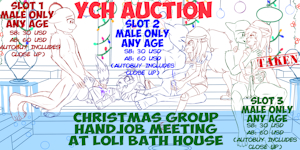 YCH AUCTION CHRISTMAS JERKOFF ORGY AT LOLI BATH HOUSE by cesar23