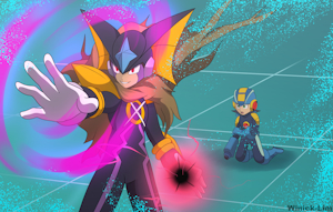 Unexpected rescue: Megaman battle network by Rikika