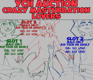 YCH AUCTION CRAZY MASTURBATION LOVERS by cesar23