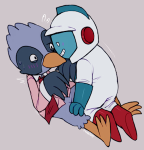 *Sweats in bird* by Faggotrat