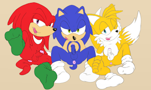 Team Sonic (Coloured) by RatchetLombax