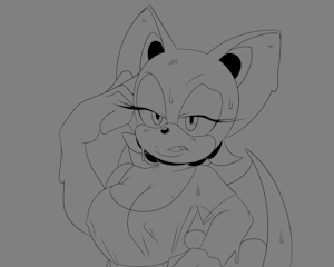 Rouge - Geesh it's wet... by theRenegayde