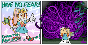 Cream the Magical Girl saves the day? by fourball