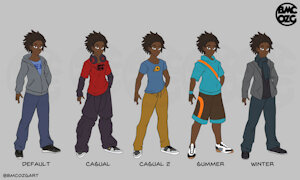 Chris: human form ref by DjChris