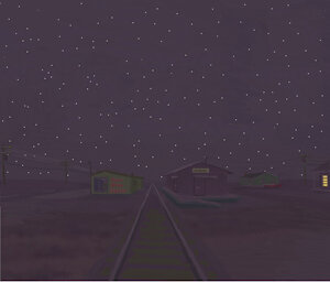 Looking South Down the Tracks by moyomongoose