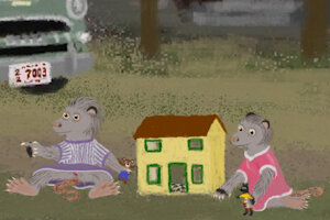 Oops...Little Opossum Puss Showin' [Page 2] by moyomongoose