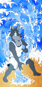 $Water Wolf$ by NaughtyBox