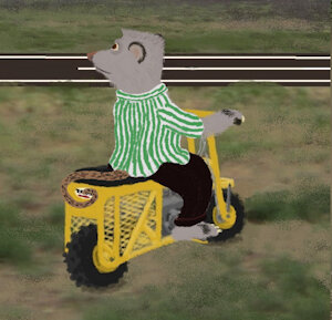 Vince Opossum by moyomongoose