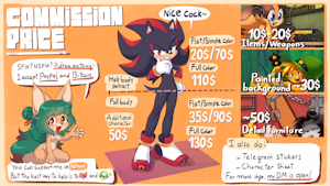Commission prices and information by Sparkydb