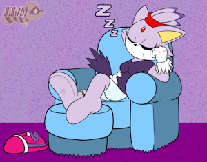 Blaze the Cat - Foot Massage by SecretStash151