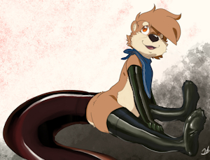 Mao In Dark Squeak by Stormdragonblueart