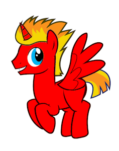 My mlp oc blazing star ( art isnt mine a friend made it for me ) by Whitetigerranger