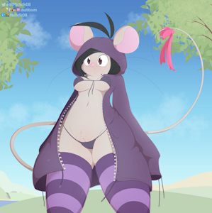 Michelle in a hoodie (Female) by DashBoom
