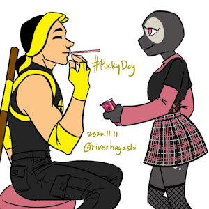 Pocky 2 by riverhayashi