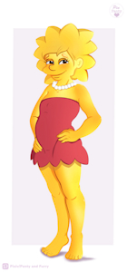 Lisa Simpson Pin Up Packs by PupGorgy