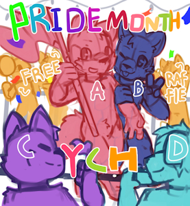 Pride month YCH ! [have free raffle too] by kake0078