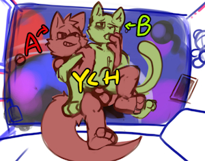 YCH " HOT SEX in Gravity and Space " by kake0078