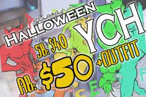 Halloween 2021 YCH by MachineWithSoul