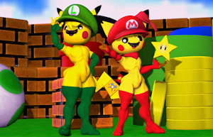 Super Chu Bros. by RoyThePichu