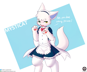 Maidsticat [Fan art] by FireEagle2015