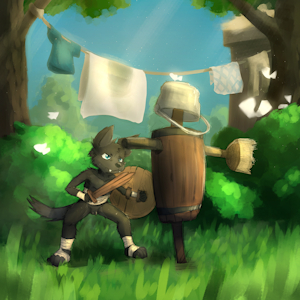 Morning practice by DakkaWoof