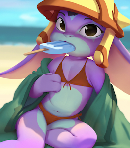 Mozu's new swimsuit by Ihzaak