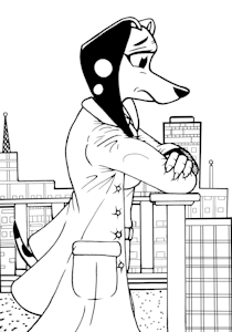 A worried dalmatian by docmoreau