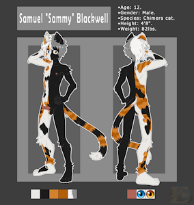 Samuel Blackwell Reference Sheet by KDraws