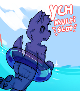 Multi YCH "Play in the sea" slot A by kake0078