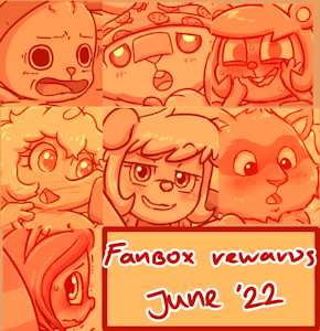 Fanbox rewards June 2022 by Polygon5