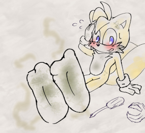 tails dirty socks by OneChanART