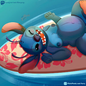 Lilo and Stitch surf by PupGorgy